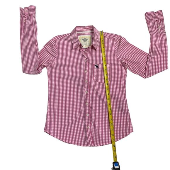 ABERCROMBIE AND FITCH Checkered Button down shirt, Size SMALL - Picture 4 of 7